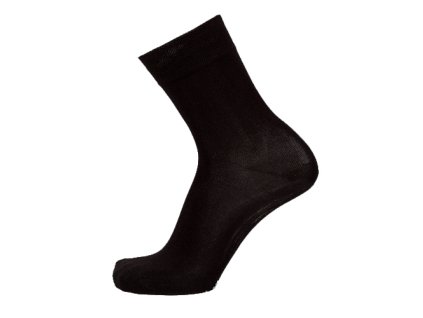 Bambusové ponožky černé- balení 3páry (Velikost 24 - 25 cm (37-39))