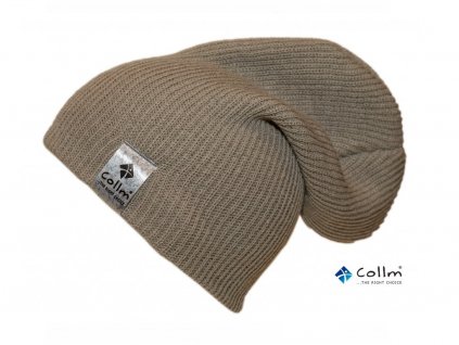 pletená tepla čiapka šeda collm