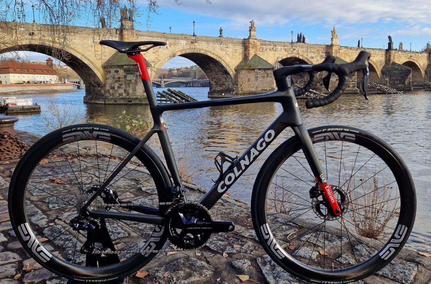 Testování kola Colnago