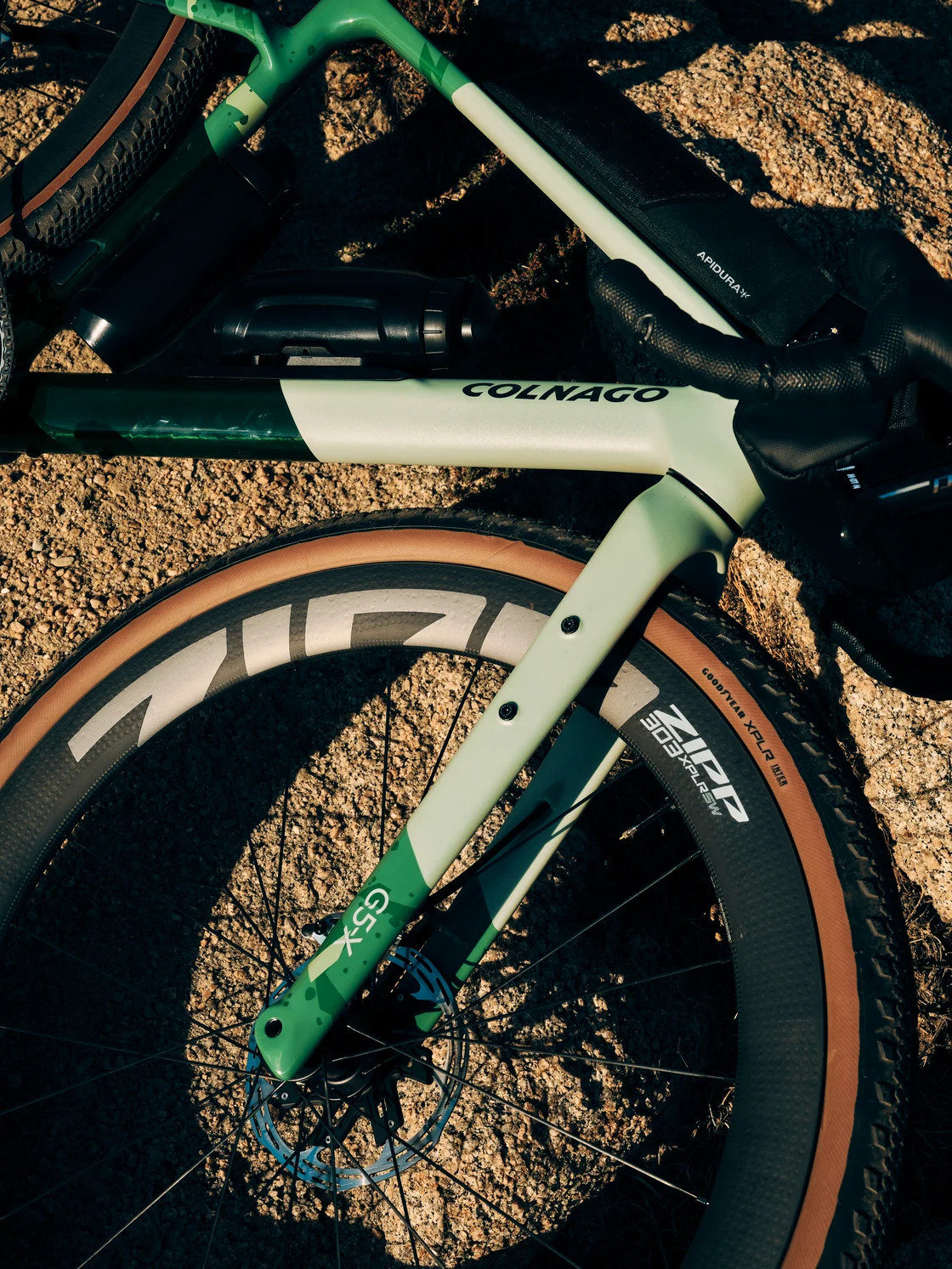 Detail Colnago G5-X v terénu