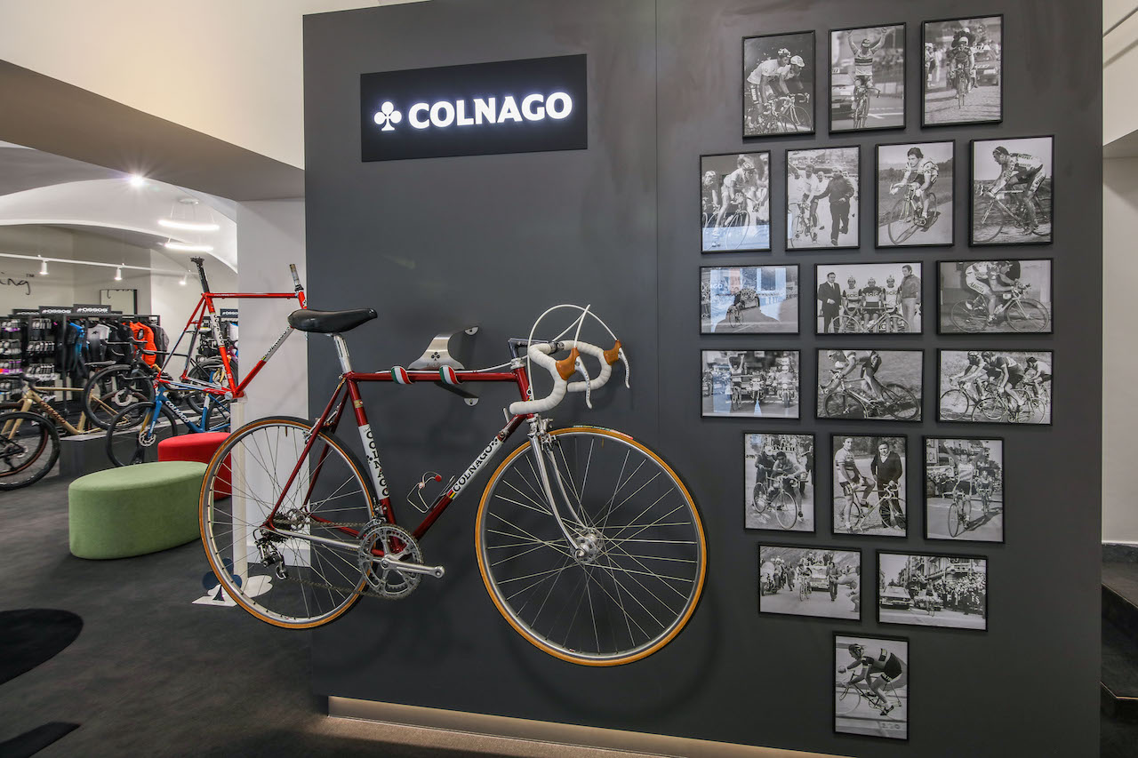 Colnago Nuovo Mexico 1982 v obchodě Colnago v Opavě