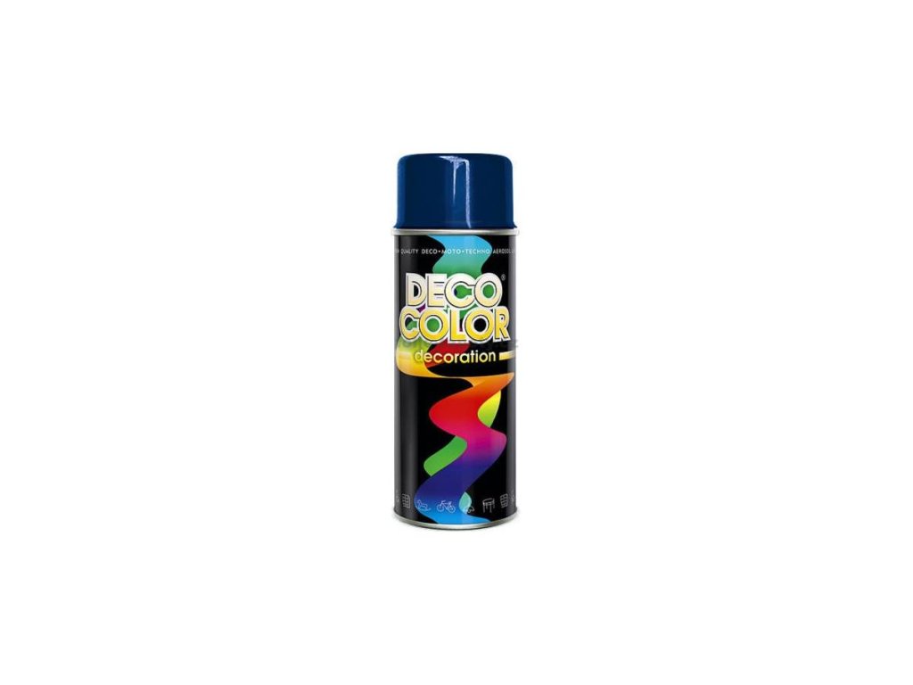 39720 1 decocolor barva ve spreji deco leskla ral 5010 modra 400 ml