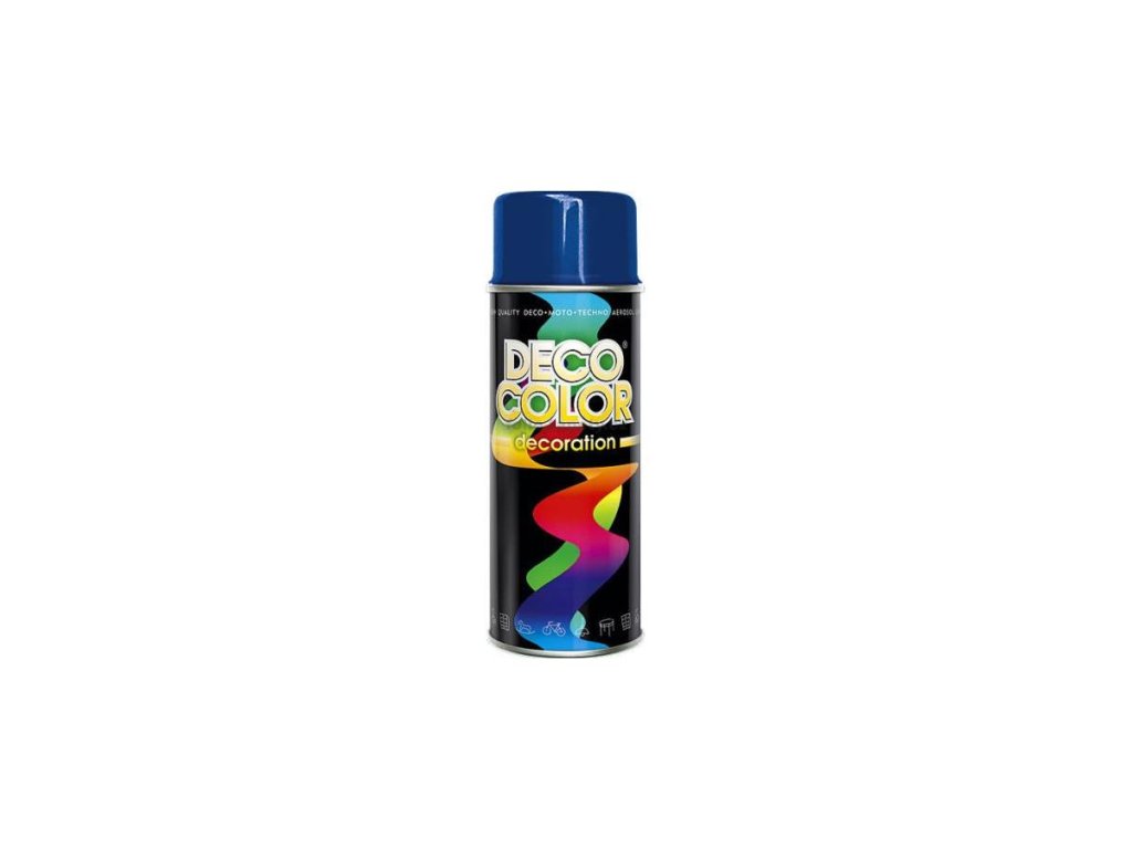 39714 1 decocolor barva ve spreji deco leskla ral 5015 modra 400 ml