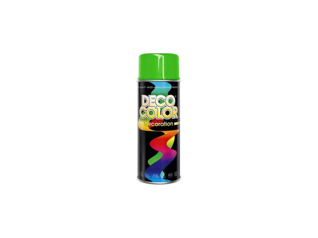 39726 1 decocolor barva ve spreji deco leskla ral 6018 zelena svetla 400 ml