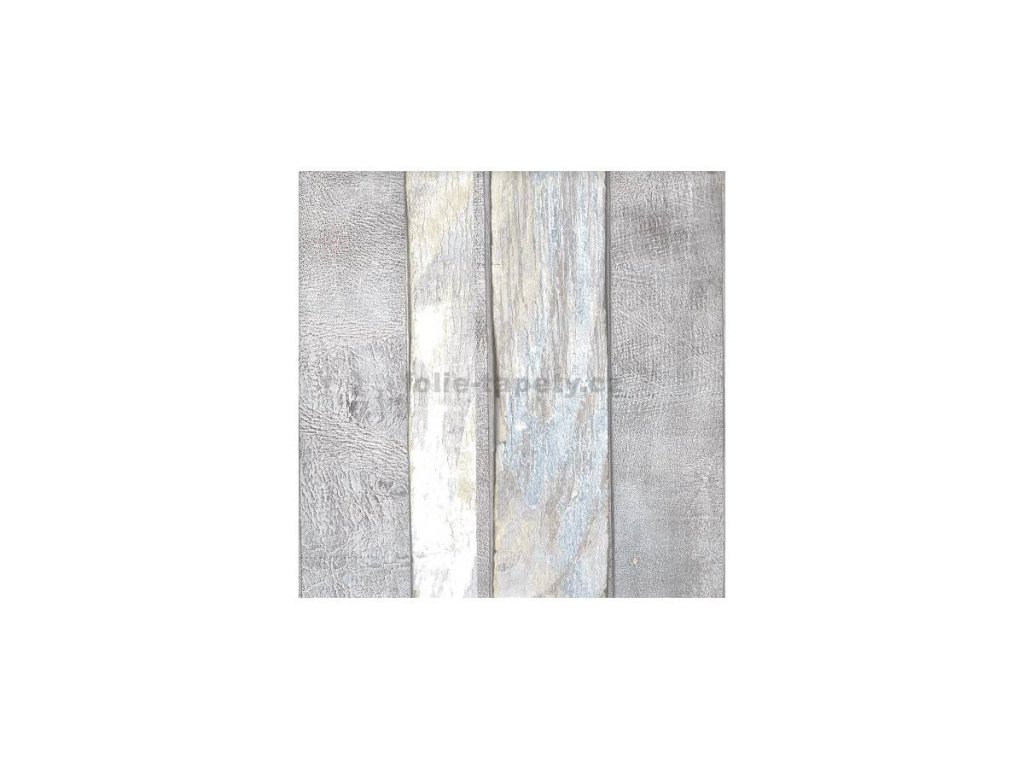 Renovace dveří fólie laťky šedobílé dřevo šíře 67,5cm x 2,1m - dekor 555