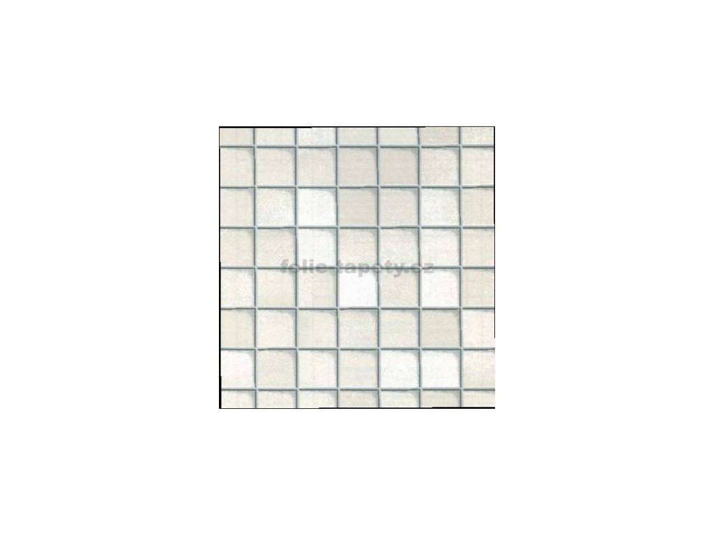 Samolepící fólie Gekkofix Toscana white kachlička šíře 45 cm - dekor 719