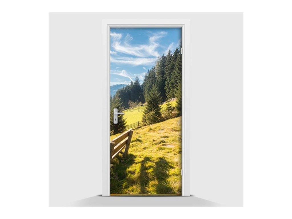 39438 samolepici fototapeta hory ceske 95 x 210cm