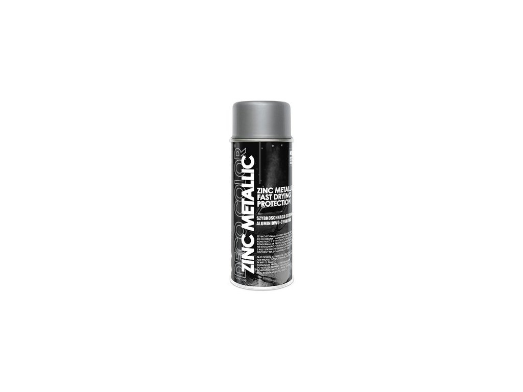 deco color zink metallic na opravu pozinkovanych a hlinikovych povrchov do 500 c 400ml 1