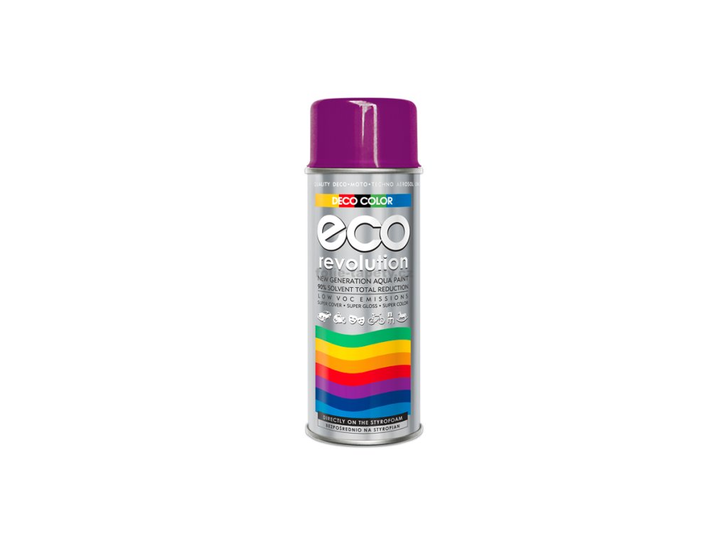 41298 1 decocolor barva ve spreji eco leskla ral 4006 fuchsiova 400 ml