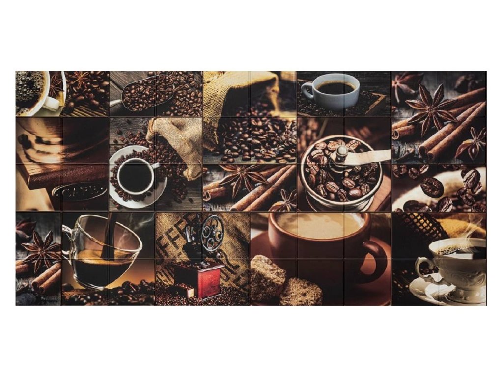 44400 wall art decor pvc obkladove 3d panely kachlicka kava