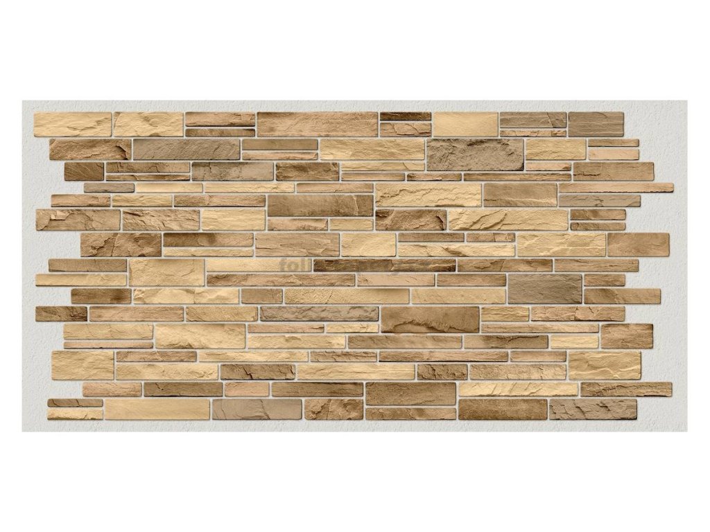 44436 wall art decor pvc obkladove 3d panely kamen stipany hnedy