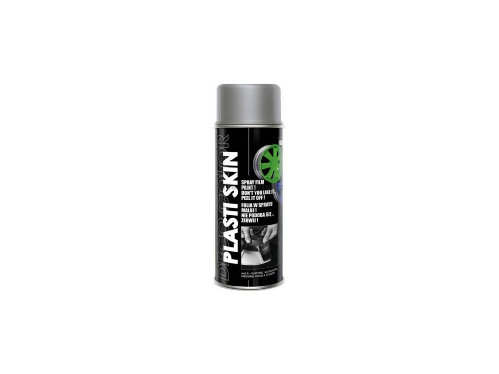 39672 3 decocolor folie ve spreji plasti skin 400ml hlinikovy matny ral 9006