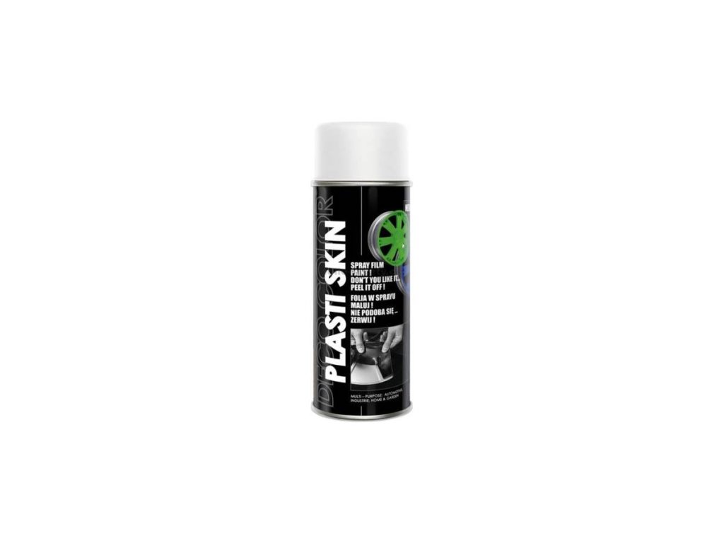 39675 3 decocolor folie ve spreji plasti skin ral 9010 400ml bila matna