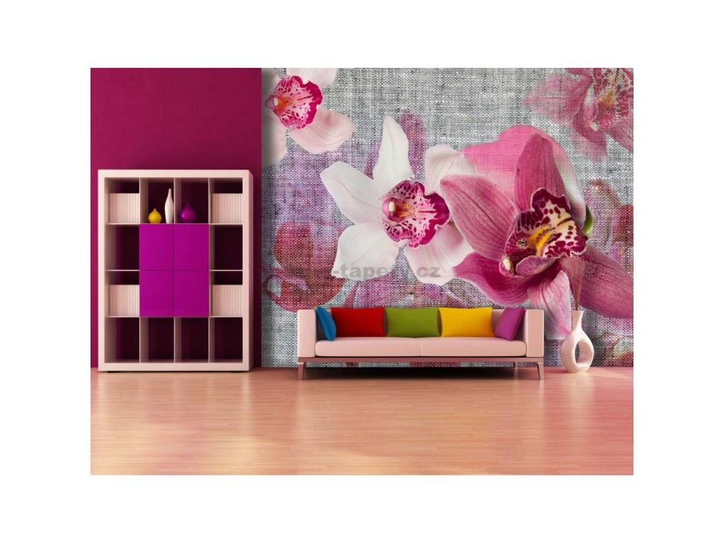33927 fototapeta vliesova ctyrdilna orchidei