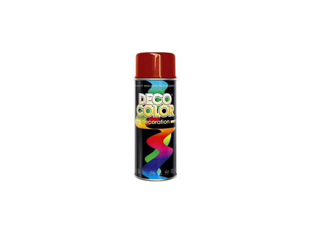39693 1 decocolor barva ve spreji deco leskla ral 3000 cervena ohnive 400 ml