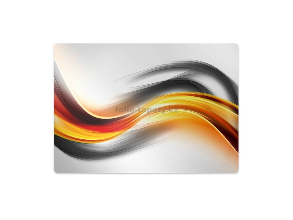 45093 1 moderni univerzalni vinylovy koberec abstrakt oranzovy