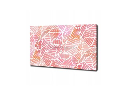 46764 obraz na platne design ruzovy 100 x 70 cm