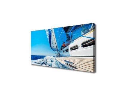 46872 obraz na platne jachta 140 x 70 cm