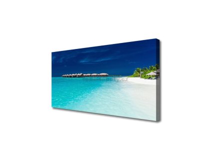 46881 obraz na platne plaz 140 x 70 cm