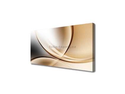 46635 obraz na platne vlna bezova 140 x 70 cm