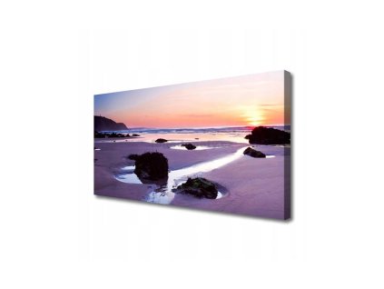 46815 obraz na platne zapad slunce 100 x 50 cm