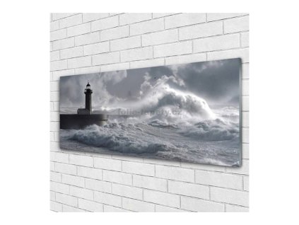 41481 obraz na skle majak 140 x 70 cm