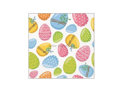 46563 papirove ubrousky barevna vajicka 33 x 33 cm