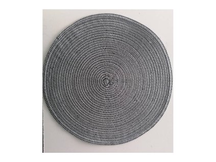 46122 6 prostirani na stul tkane kulate bilo cerne