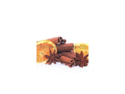 33738 samolepici dekorace na kachlicky pomeranc skorice 15 x 15 cm