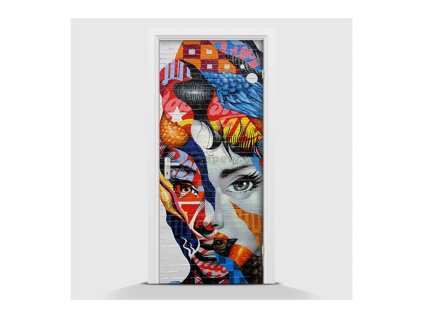39483 samolepici fototapeta abstrakt divka 95 x 210cm