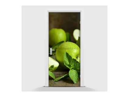 31722 samolepici fototapeta jablka zelene 70 x 210cm