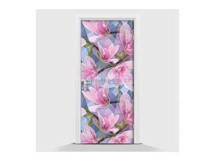 31929 samolepici fototapeta kvety ruzove 70 x 210cm