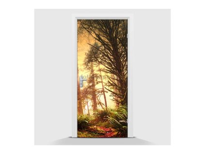 38508 samolepici fototapeta les a prvni slunce 95 x 210cm