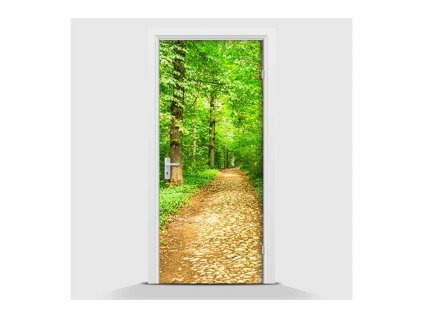 38442 samolepici fototapeta lesni cesta 95 x 210cm