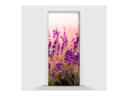 31935 samolepici fototapeta levandulove pole 70 x 210cm