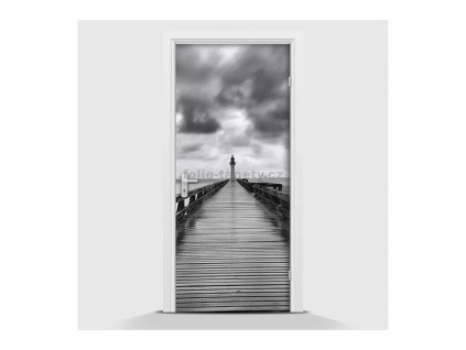 38160 samolepici fototapeta molo a majak 95 x 210cm