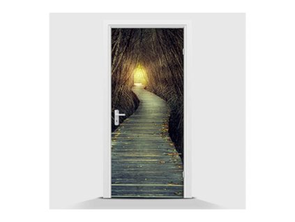 38433 samolepici fototapeta molo a zapad slunce 95 x 210cm