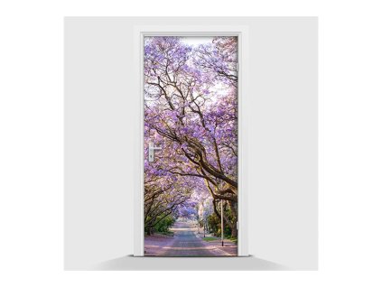 40167 samolepici fototapeta strom fialovy 70 x 210cm