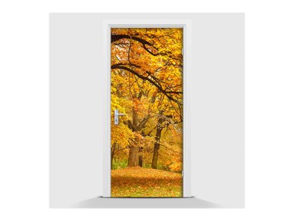 39411 samolepici fototapeta stromy podzimu 95 x 210cm