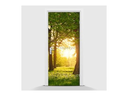 31710 samolepici fototapeta zahrada a stromy 70 x 210cm