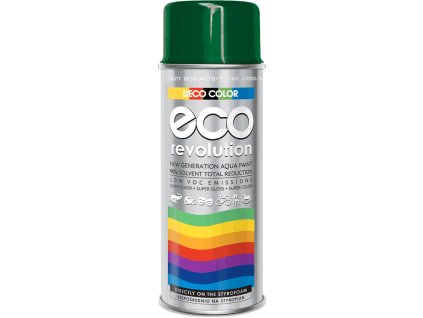 Barva ve spreji akrylová jednobarevná ECO lesklá RAL 6005 zelená