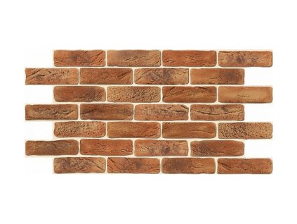 43485 pvc obkladove 3d panely cihly hnedo cervene