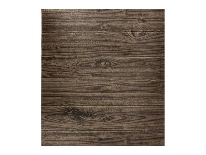 45579 samolepici obkladovy panel 3d drevo hnede sukovite