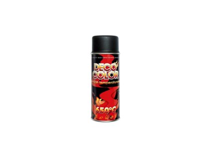 39654 3 decocolor barva ve spreji odolna teplote 800 c 400 ml cerna matna
