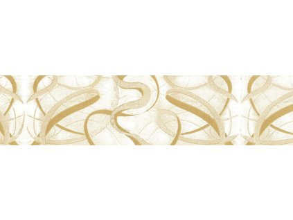 Bordura na zeď, samolepicí abstrakt žlutý