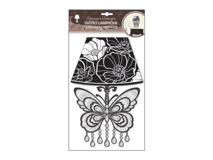 39348 detska samolepici lampicka motyl