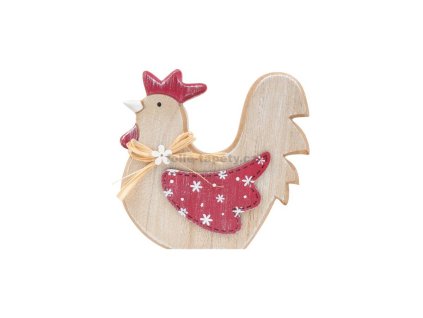 46494 drevena velikonocni slepicka 14 cm