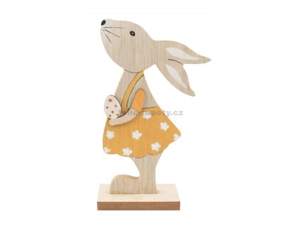 46491 drevena velikonocni zajecice ii 16 cm