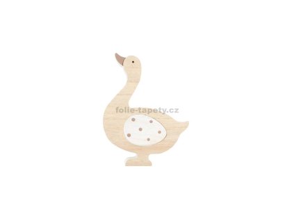 46950 dreveny velikonocni husa ii 16 cm