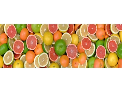 37905 fototapeta samolepici do kuchyne citrusy platky